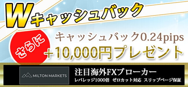 FXRoyalCashBack経由でMiltonMarketsに登録