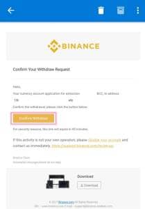 BINANCE(バイナンス) アプリ 仮想通貨 出金 03