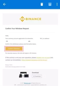 BINANCE(バイナンス) アプリ 仮想通貨 出金 03