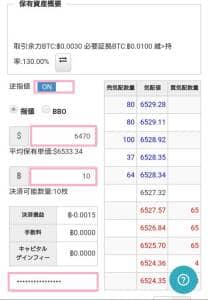 bitbank trade(ビットバンクトレード) ポジション 逆指値決済 01