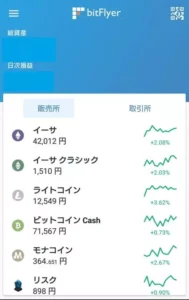 bitFlyer(ビットフライヤー) アプリ 注意事項 01