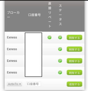 Exness(エクスネス) 直接リベート