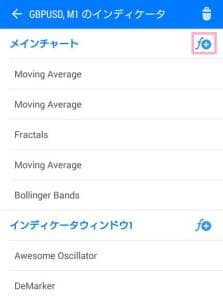 MetaTrader(メタトレーダー)4,5 アプリ EMA追加 02