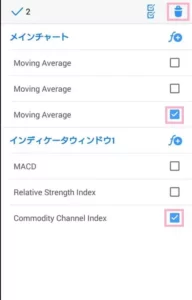 MetaTrader(メタトレーダー)4,5 アプリ テクニカル分析指標 削除 02