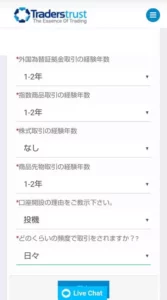 TradersTrust(トレーダーズトラスト/TTCM) 登録 12