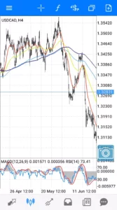 ドルカナダ(USDCAD) 4時間足 01