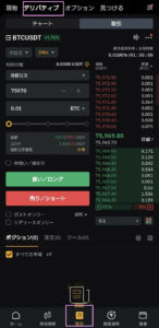 Bybit(バイビット) 取引